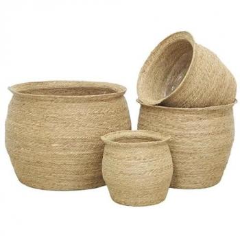 Maxi Cache‑pots en Jonc