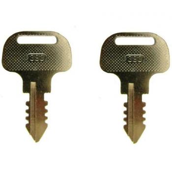 2pc Ignition Key Set 18510-63720 for Kubota M Series Tractors
