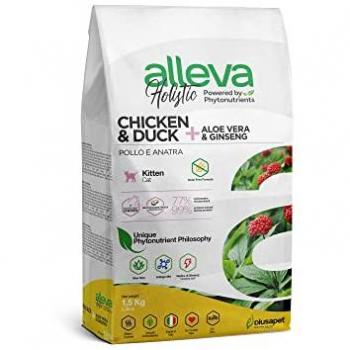 Kitten Alleva Holístico Pollo-Pato con Aloe y Gingeren
