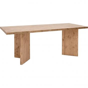 Mesa Rectangular de Madera Maciza Kyoto 200x75cm