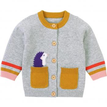 Pull manteau à manches longues pour bébé fille