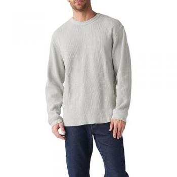 Levi’s Casual Langarm T-Shirt L Grauer Jersey