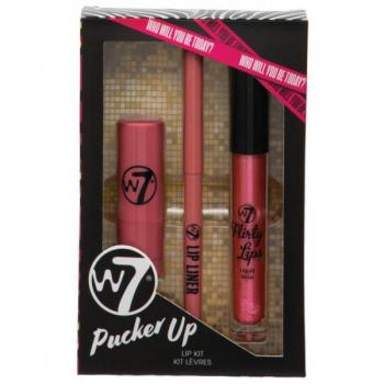 Kit de Maquillaje Labial W7 Pucker Up