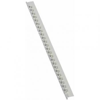 Étiquette Legrand Memocab - Lettre D - Blanc - 2.3 mm