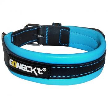 NUM'AXES Hundefell Halsband Every Day Life Coneck'T – Länge L – Schwarz-Blau