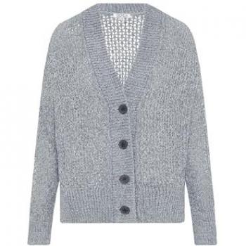 SOCCX Cardigan mit Lochmuster