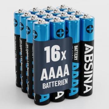 Absina AAAA Batterien 16 Stück für Surface Pen
