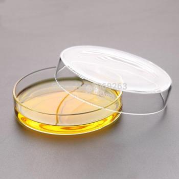 2 Stück 100mm Borosilikatglas Petri-Schalen für bakterielle Kulturen
