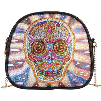 Flower Diamond Art Crossbody Wallet