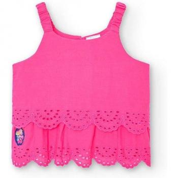Top de niña de tirantes con detalles bordados Boboli