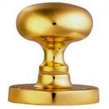 Carlisle Brass Mushroom Mortice Knob Polished Brass