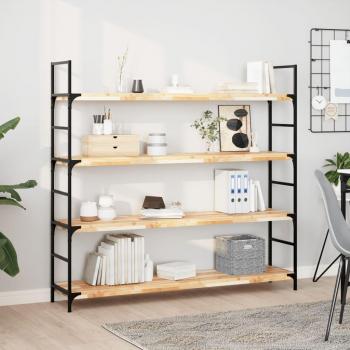 VidaXL Wall-Mounted Shelves 2 pcs 140x30x4 cm Untreated Solid Wood Acacia