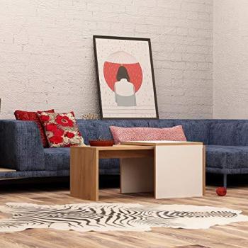 Homitis Couchtisch + Beistelltisch „Devon“ – 90 × 42 × 40 cm