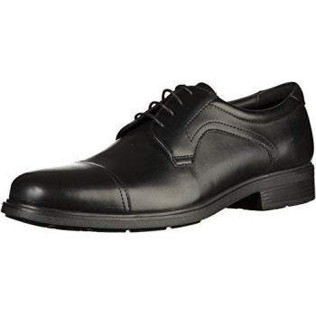 Geox U Dublin, Zapatos de cordones derby, para Hombre, Negro