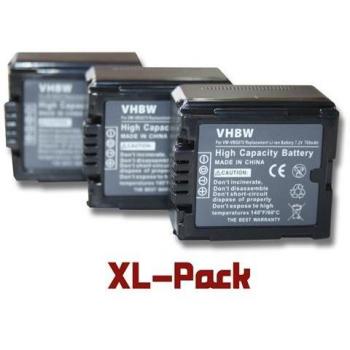 Ensemble de batteries 700mAh compatible avec VW-VBG070