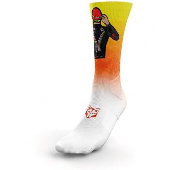 Otso Calcetines Tri Man Swim - Blanco y Amarillo
