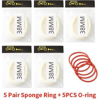 10PCS MTB Bike Fork Oil-Sealed Lubricating Sponge Rings
