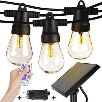 LED prikkabel voor buiten - 15 lampen met sfeerverlichting