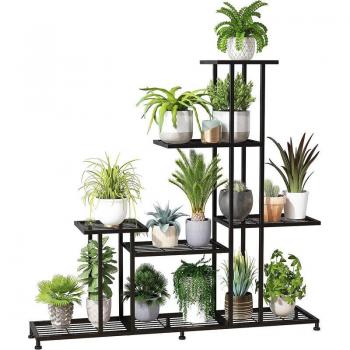 Support de Plantes en Fer Forgé pour Balcon et Jardin