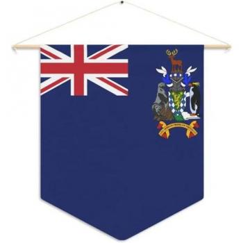 Multicolor South Georgia Flag 30x45cm Polyester Recto-Verso