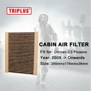 High‑Efficiency Carbon & Pollen Cabin Filter for Citroën C3 Picasso