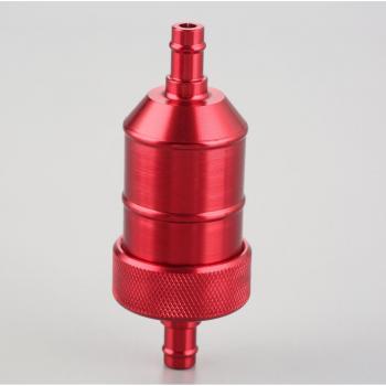 Filtro de Combustible 8 mm 5/16” para Moto y Coche Diesel – Alumínio Cromado
