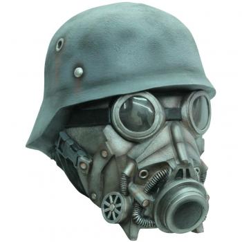 Chemikalien-Schutzmaske mit Helm und Brille