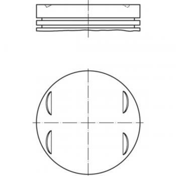 MAHLE ORIGINAL Kolben 083 13 00