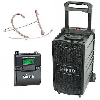 Mipro MA-727 Aktives PA Lautsprechersystem mit Empfangsmodul