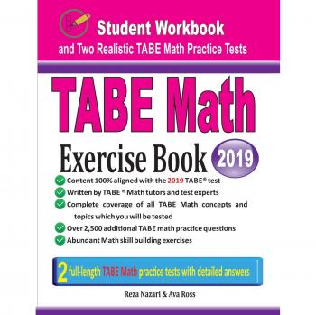 TABE Math Exercise Book: Student Workbook and Two Realistic TABE Math Tests