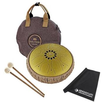 Meinl Sonic Energy Stahl Zungentrommel C-Dur 8 Töne mit Reinigungstuch