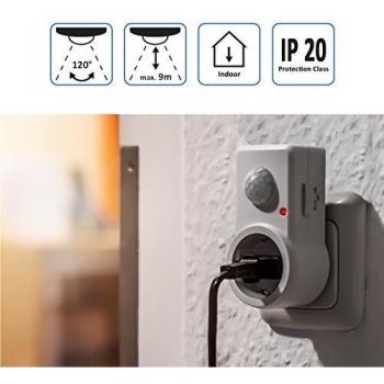 Sensibilizador Luminoso IR 120° 9 m – Detector de Pasos para Tomás