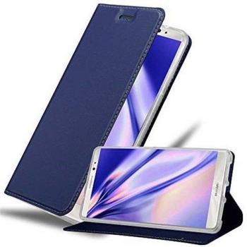 Cover Libro Classica per Huawei Mate 8 - Blu con Funzione Stand