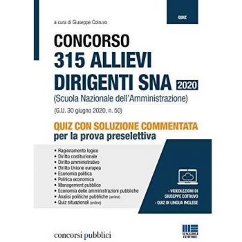 315 ALLIEVI DIRIGENTI SNA 2020 QUIZ