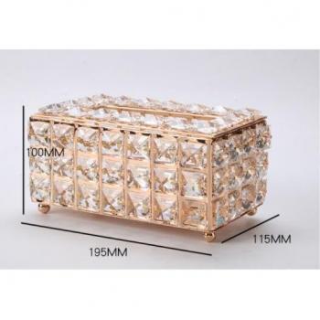 Cube de serviettes en cristal