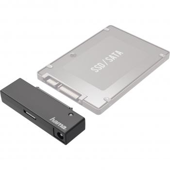 Hama Festplattenadapter SATA – USB 3.1 (Adapter für 2,5 Zoll und 3,5 Zoll HDD/SSD Festplatte) schwarz