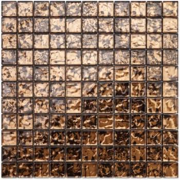 Vetro Mosaico 30x30 in Rete – Baltic Amber