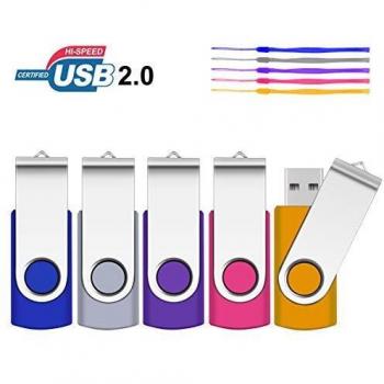 Memory Sticks External Devices with Led Indicator (Mixed Color With Lanyard)