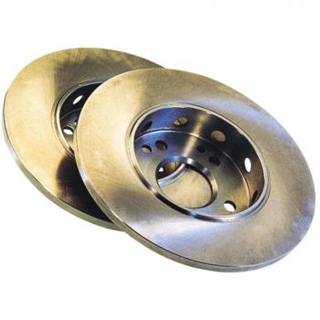 BOSCH Disque de frein arrière, non-ventilé, haute performance, 1 pièce