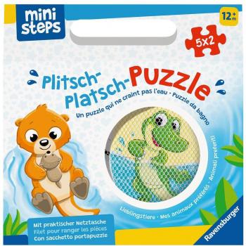 Wasserspielzeug PLITSCH-PLATSCH-PUZZLE LIEBLINGSTIERE (5 Teile)