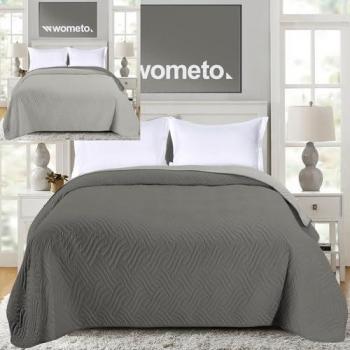 Wometo XXL Wende-Tagesdecke Microfaser 170x210 oeko-tex