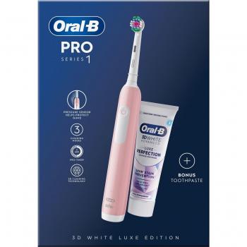 Oral-B Pro 1 3D White Pink Toothbrush
