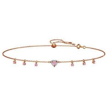 Rosévergoldetes Swarovski One Halsband in Farbwechsel