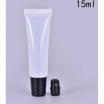 10-Pack Clear Lipstick Tubes for Lip Balm and Gloss