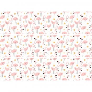Fliesensticker QUEENCE Flamingos bunt