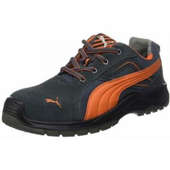 PUMA Safety OMNI LOW Arbeitsschuh – Wildleder-Optik, Orange, EU 47.5 / UK 12