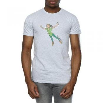 Peter Pan Mens Classic Grey Flying Heather Shirt – Medium