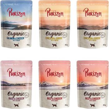 Purizon Luomu Kissan Märkäruoka 6 x 85 g – Lajitelma