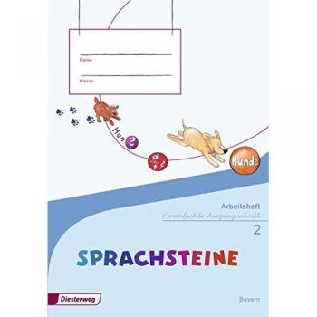 SPRACHSTEINE Sprachbuch - Ausgabe 2014 für Bayern: Arbeitsheft 2 VA + Beilage Wörterkasten