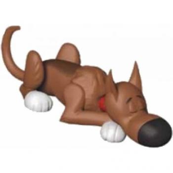 Plastoy Lucky Luke Figur, Rantanplan liegend